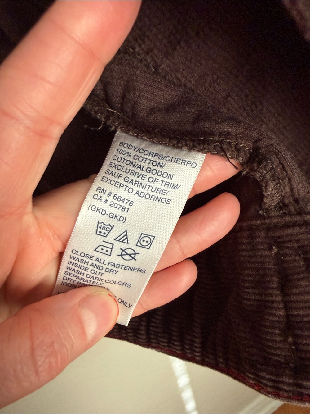 Tommy Hilfiger Dark Brown Corduroy Bomber Jacket - Picture 4 of 7
